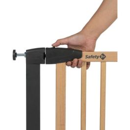 Safety 1St Barrera de Presión SIMPLY CLOSE WOOD & META, Madera y Grafito, 73-80 cm (Max. 94cm) BBC3220660344703