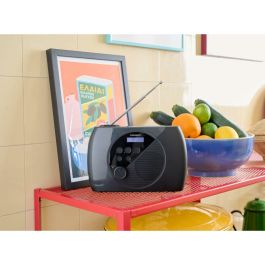 Thomson AAAYF54173 Radio DAB/FM Digital Portátil Gris y Negro con Sintonizador PLL y Pantalla LCD
