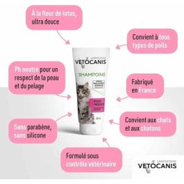 Vetocanis Champú Regular para Gatos - Pelo Suave y Brillante - Con Glicerina - Sin Parabenos ni Siliconas