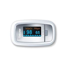 Beurer PO-30 Pulsioxímetro para Medición de Oxígeno en Sangre y Frecuencia Cardíaca, Portátil con Estuche
