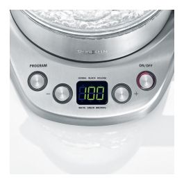 Severin WK 3479 - Hervidor de Agua y Té de Vidrio, 1.7 L, 3000 W, 13 Temperaturas, Acero Inoxidable, Apagado Automático, Negro