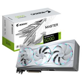 Gigabyte RTX 5090 32GB GDDR7 Aorus Master Ice GV-N5090AORUSM ICE-32GD Tarjeta Gráfica - 3 Ventiladores, White Precio: 4841.49999949. SKU: B17NXDYBRJ