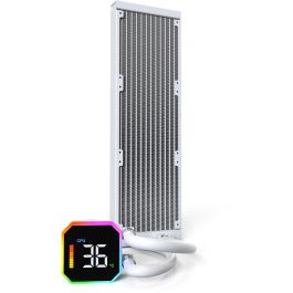 Montech HyperFlow Digital 360 Refrigeración Líquida Todo en Uno 12 cm Blanco