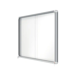 Nobo Vitrina de Anuncios Premium Plus Magnética con Puerta Corredera 27 x DIN A4 997x2072x54 mm