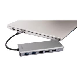 Hub USB Silver HT LOGAN 13 EN 1 Hub USB Silver HT LOGAN 13 EN 1