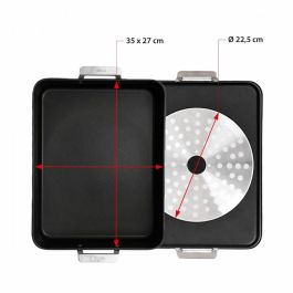 Rustidera Valira 4687/25 35 x 27 cm Negro Acero Inoxidable Aluminio