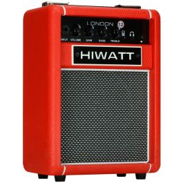 Hiwatt Amplificador Guitarra Combo London con Bluetooth 1x6.5" - 12W (Rojo) para Práctica
