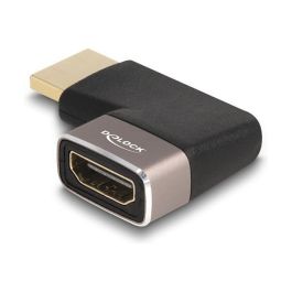 DeLOCK Adaptador HDMI Macho a Hembra 90° Derecho Angular 8K 60 Hz, Color Gris Metal Precio: 37.8900005. SKU: B15GPRXE7N