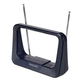 Philips Antena Amplificadora TDT SDV1226/12 para Televisión Digital Terrestre, UHF, VHF, HDTV, Coaxial 75 Ohm, Cable 180cm