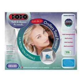 DODO Juego de 2 almohadas Total Protect 65x65 cm blanco DODO Juego de 2 almohadas Total Protect 65x65 cm blanco