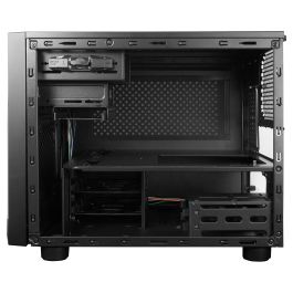 Chieftec CI-02B-OP Caja de PC Cubo Negro para micro ATX y Mini-ITX con Fuente de Alimentación