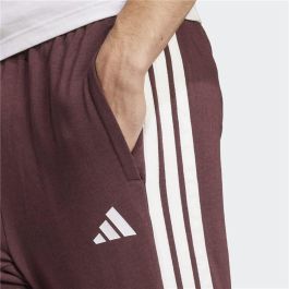 Pantalón Largo Deportivo Adidas 3 Bandas Burdeos Hombre 7-8 Años
