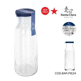 LAV Botella Lua, 1.2 L, Tapa Azul, Dimensiones 9.1 x 25.1 x 6.8 cm (6 Unidades) Precio: 13.6900005. SKU: B1H84R952R