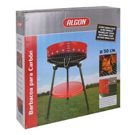 Algon Bbq Barbacoa Redonda 50 cm con Grill 48 cm