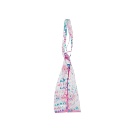 Bolso Mujer Barbie Logomania Transparente Rosa claro 54 x 35 x 17 cm