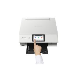 Canon PIXMA TS8751 Impresora Multifunción Inyección de Tinta Wi-Fi Dúplex 6 Tintas Pantalla Táctil Nube CD Color Blanco Canon PIXMA TS8751 Impresora Multifunción Inyección de Tinta Wi-Fi Dúplex 6 Tintas Pantalla Táctil Nube CD Color Blanco