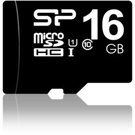 Silicon Power Tarjeta Micro SDHC 16GB Clase 10 con Adaptador