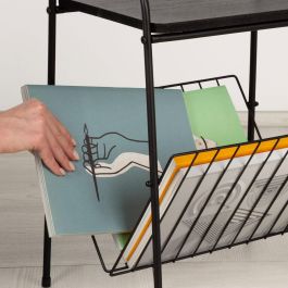 Mesa Revistero Max Home Hierro Madera MDF (4 Unidades)