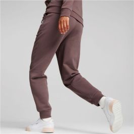 Pantalón Largo Deportivo Puma ESS+ Embroidery High-W Marrón Mujer 41,5