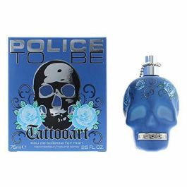 Police TO BE TATTOO ART Eau de Toilette Vaporizador Hombre 75ml – Fragancia Amaderada Aromática Ahumada Afrutada para Hombres Audaces