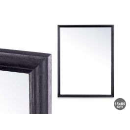 Espejo de Pared con Marco de Madera 65x85 cm Negro - Giftdecor Precio: 33.88999944. SKU: B1FL3E4RAB