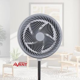 Avant Ventilador de Pie Force 90W, 12 Pulgadas (30 cm) con Base Redonda