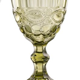 Copa Verde Cristal Decoración 9 X 9 X 17 cm