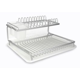 Confortime Escurreplatos Alluma 39.5 cm Largo x 32.5 cm Ancho x 19 cm Alto (6 Unidades)