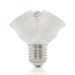 Adaptador E27 a 2 x E27 Precio: 1.5900005. SKU: B14M7CHC26