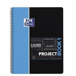 Bloc Oxford Student Projectbook 1 Micro.Tapa Pp A4+ 80H Cuadric.5X5 90G Azul 5 unidades Precio: 24.69000039. SKU: B1KPCFDMMS