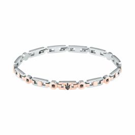 Pulsera Hombre Maserati Acero Inoxidable 21,5 cm Plateado