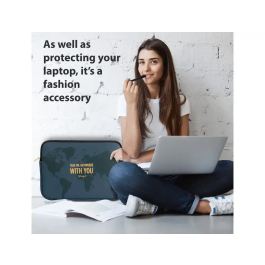 Mr. Wonderful Funda para portátil 12" with you Protector Acolchado Universal