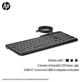 HP 400 Backlit Wired Keyboard HP 400 Backlit Wired Keyboard