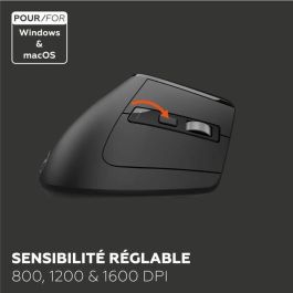 Mobility Lab ML314259 Ratón ergonómico inalámbrico negro Mobility Lab ML314259 Ratón ergonómico inalámbrico negro