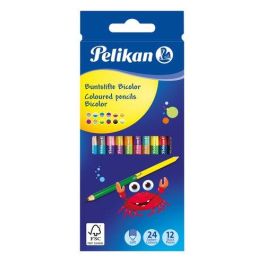 Lapices De Colores Pelikan Bicolor Estuche De 12 (700146) (Set de 10) Precio: 36.99000008. SKU: B16JSJVJ7Y