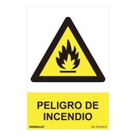 Normaluz Cartel Peligro Peligro de Incendio PVC 0.7mm 30x40cm Precio: 3.50000002. SKU: S7907064