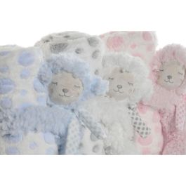 DKD Home Decor Peluche Manta Baby de Poliéster Surtido Rosa Azul Beige | 80x75x100 cm | Set 2 Piezas DKD Home Decor Peluche Manta Baby de Poliéster Surtido Rosa Azul Beige | 80x75x100 cm | Set 2 Piezas