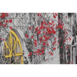 DKD Home Decor Cuadro Dorado Negro 73 x 53 x 3.5 cm (4 Unidades)