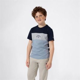 Camiseta de Manga Corta Infantil Champion Icons Plus Azul Azul cielo S
