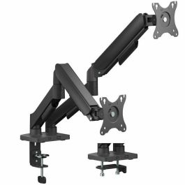 AISENS - SOPORTE DE MESA ECO CONTRAPESO GIRATORIO E INCLINABLE PARA MONITOR/TV 9KG (3 PIVOTES, 2 BRAZOS) DE 17-32, NEGRO