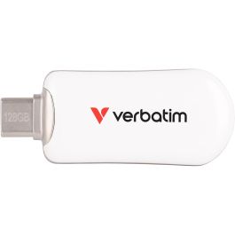 Verbatim 30229 Plectra White 128GB USB-C Flash Drive