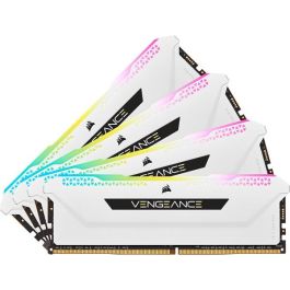 Corsair CMH32GX4M4D3600C18W Vengeance RGB PRO SL - Kit de memoria RAM 32 GB (4x 8 GB) DDR4 3600MHz Intel XMP