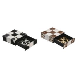 Juego Loft DKD Home Decor Marron Negro 5 x 15 x 15 cm Set de 2 (2 Unidades) Juego Loft DKD Home Decor Marron Negro 5 x 15 x 15 cm Set de 2 (2 Unidades)