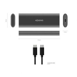 AISENS CAJA EXTERNA M.2 (NGFF) ASM2-015GR SATA/NVME A USB3.1 GEN2, GRIS AISENS CAJA EXTERNA M.2 (NGFF) ASM2-015GR SATA/NVME A USB3.1 GEN2, GRIS