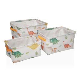 Cesta Versa Textil 22 x 12 x 10 cm 18 x 14 x 28 cm 25 x 15 x 12 cm 28 x 18 x 14 cm