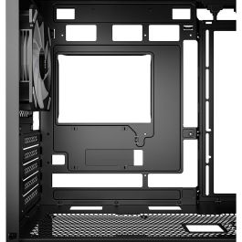 Sharkoon MK4W RGB Micro-ATX Caja PC | Negro con Panel Lateral de Cristal y Ventiladores RGB