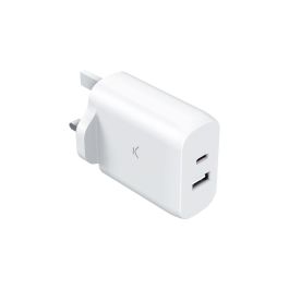 Cargador de Pared KSIX GaN Blanco 45 W Precio: 25.4999998. SKU: B1HLVCY7WR