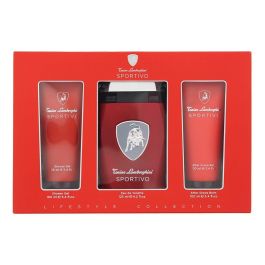 Tonino Lamborghini Sportivo eau de toilette 125 ml vaporizador + gel de baño 100 ml + balsamo after shave 100 ml Precio: 13.50000025. SKU: B1F4Q6Q7V3