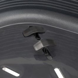 Ferplast FER8010690210063 Cesta para Mascotas TRONO 4 con Cojín Relax, Color Negro