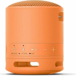Sony SRS-XB100 Altavoz Inalámbrico Portátil Bluetooth, Sonido Potente y Nítido, IP67, 16h Batería, Naranja Sony SRS-XB100 Altavoz Inalámbrico Portátil Bluetooth, Sonido Potente y Nítido, IP67, 16h Batería, Naranja
